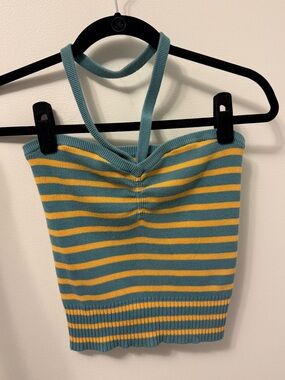 Marc Jacobs Knit Cropped Halter Top